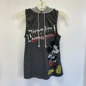 Disney Parks Authentic Original Disneyland Hooded Tank Top Women’s XS
